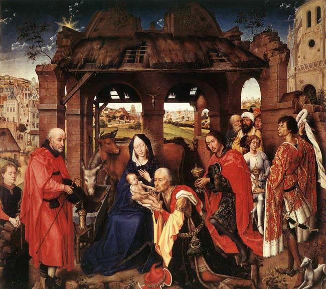 WEYDEN, Rogier van der St Columba Altarpiece oil painting image